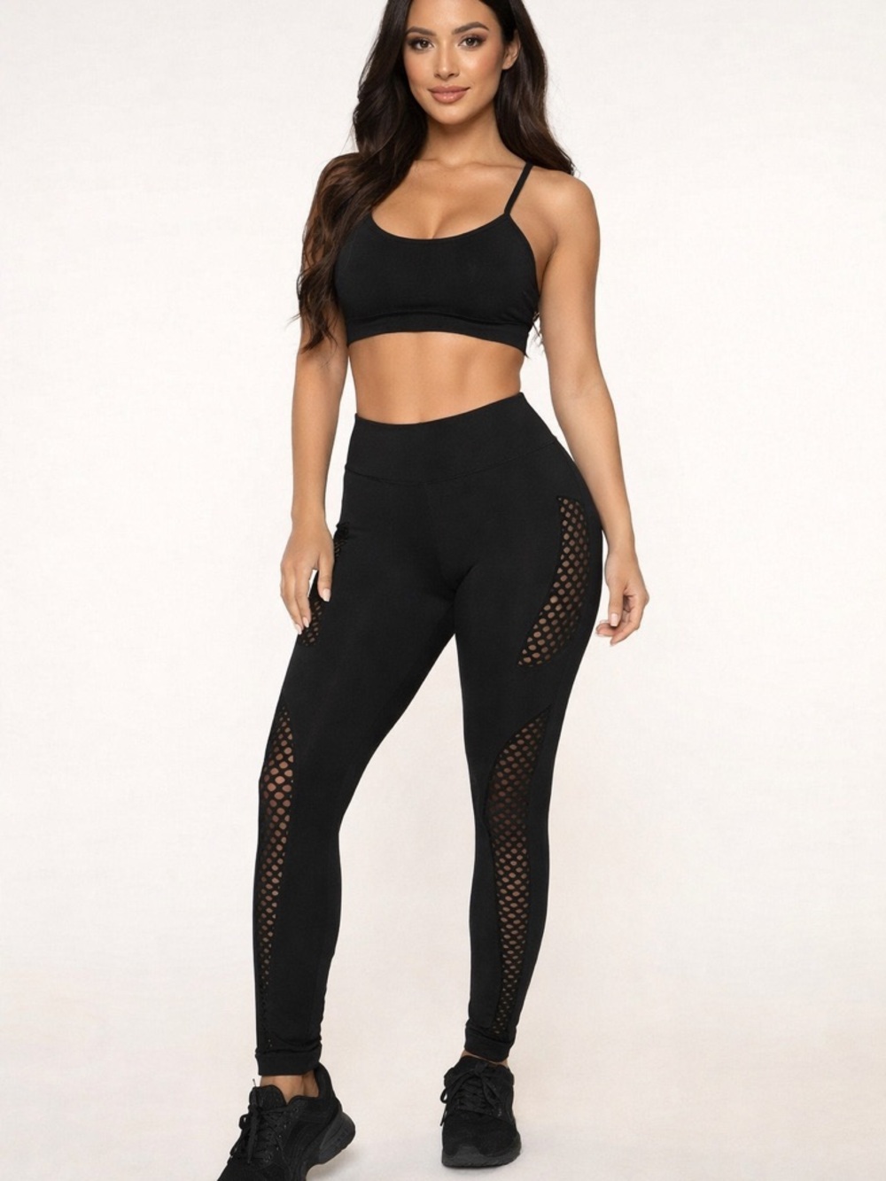 FASHION NOVA Women’s Leggings with Peekaboo Cut Outs Thighs and Legs - Picture 1 of 11